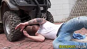 Pissing Skank Pounded Hard!