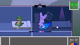 In this furry hentai episode, the bunnygirl with gigantic tits sits on my face and squirts everywhere