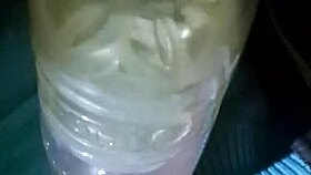 Watch me fuck this fleshlight outdoors