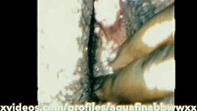 ebony bbw gets wet pussy fingered and assfucked