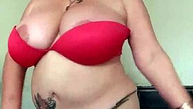 hot juicy model flaunts tangas in studio