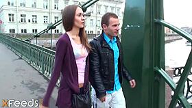 Hunk meets fragile teen 18+ and lures her into anal lovemaking