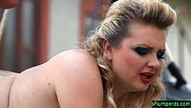 dominant bbw duo fucks submissive doggystyle