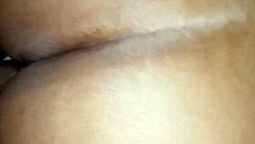 Big ashy booty gets creampied hard