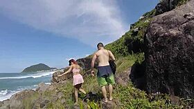 na trilha com a pernocas, big tits teen 18+ gets pounded by monster cock in pussy action. provocative redhead ride?