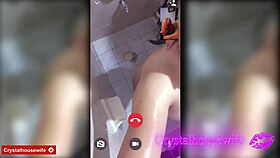 Videollamada Numero Dos With Sexy Crystal Housewife Showing Her Delicious Tits And Big Ass