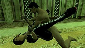 Want to see this latex babe get fucked hard in 3d pov skyrim porn?