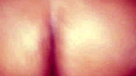 Big ashy booty gets creampied hard