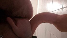 i fuck my ass hard with john holmes dildo
