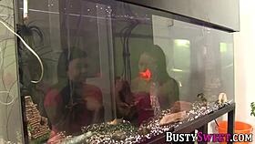 Hey, big tit lesbians are licking each other so passionately