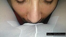 Watch this COLOMBIAN teen GET oral before MISSIONARY FUCK with pantyhose on!