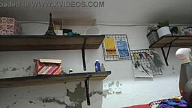 Wow, Check This Out! Hidden Cellphone Catches Curvy Mexican Sister-in-Law in Thong!