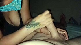 horny asian wife sucking european cock in homemade video
