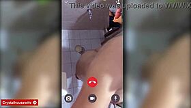 Videollamada Numero Dos With Sexy Crystal Housewife Showing Her Delicious Tits And Big Ass