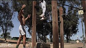 austin breeds leo in rough gay gangbang