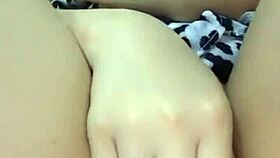 Young girl masturbates her pussy in part 4