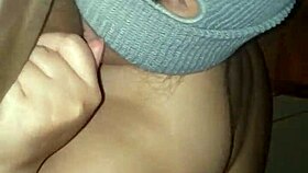 Masked Latina BBW Sucks Massive BBC!