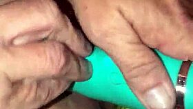 messy mutual masturbation unfolds with a wild brunette. toys add extra chaos.