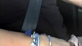 Thedarsons get handjob while driving