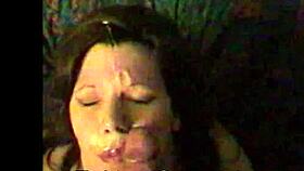 She Desires That Nut on Her Face During Intense Blowjob and Oral Session
