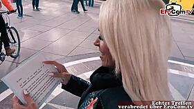 Schlanke blonde deutsche milf abgeschleppt zu einem one night stand