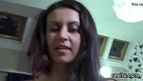 attractive czech kitten gets teased in the supermarket and pounded.