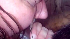 my dirty lil bbw whore sucking my cock again