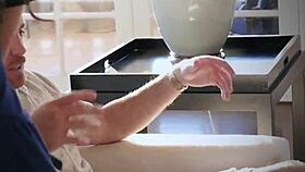 hey, watch this petite teen get her pussy licked by a monster cock