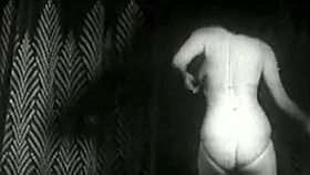 Vintage Showgirls Perform Striptease