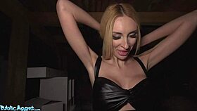 Tattooed blonde milf dominates POV doggystyle and cowgirl in basement. 😈