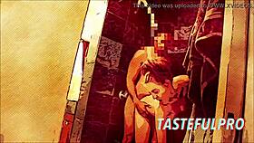 Horny redhead college Kandi Quinn in bikini gets comic book fucked during springbreak with Kit Roze