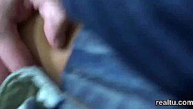 attractive czech kitten gets teased in the supermarket and pounded.