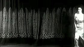 Vintage Showgirls Perform Striptease