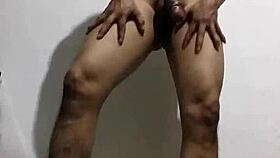 Man DANCING in a lively rhythm with friends around