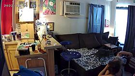 Couples engage in tantric yoga healing on hidden camera.