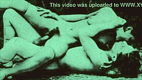 Vintage Lesbians Explore Hairy Bodies In Antique Setting