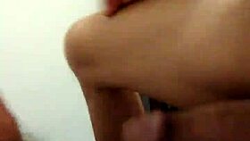 I give a delishus blowjob to fat blonde