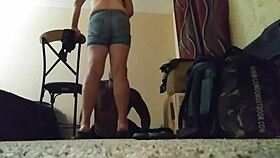 Big Ass Hooker Flaunts Her Curvy Butt and Tight Pussy for Clients. Ass Fetish Action in Detail