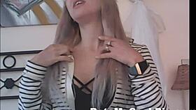 i'm a hot blonde with british accent getting naked and rating big dicks