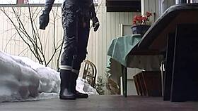 Wow, Roxina in hot rubber fucking that cock so wildly!