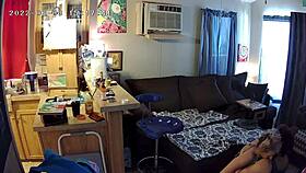 Couples engage in tantric yoga healing on hidden camera.