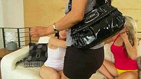 Ready for your friend in this wild lesbian orgy?