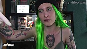 Lou Nesbit and Lia Louise dominate their sissy bitch with German dirty talk