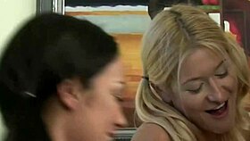 Hot young teen enjoys fun