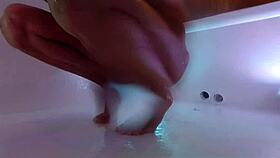 hot kendra cole enjoys a relaxing shower