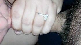 My chubby girlfriend gives a deepthroat blowjob. Want to see?