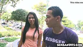 my innocent colombian teen babe is so tender and shy with big tits.