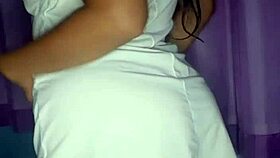 Latina babe masturbates on video call with naughty show 😏