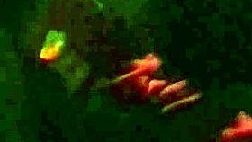 White girl passionately sucks big black cock in public parking lot with perky nipples exposed