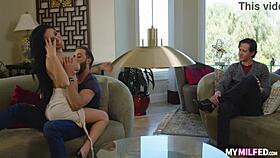 My wife stars in scene two alongside gianna grey in a casual chat